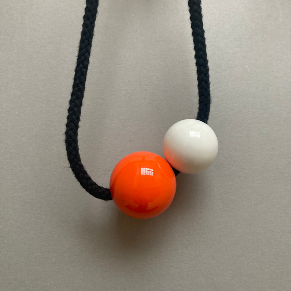 Sample necklace in orange