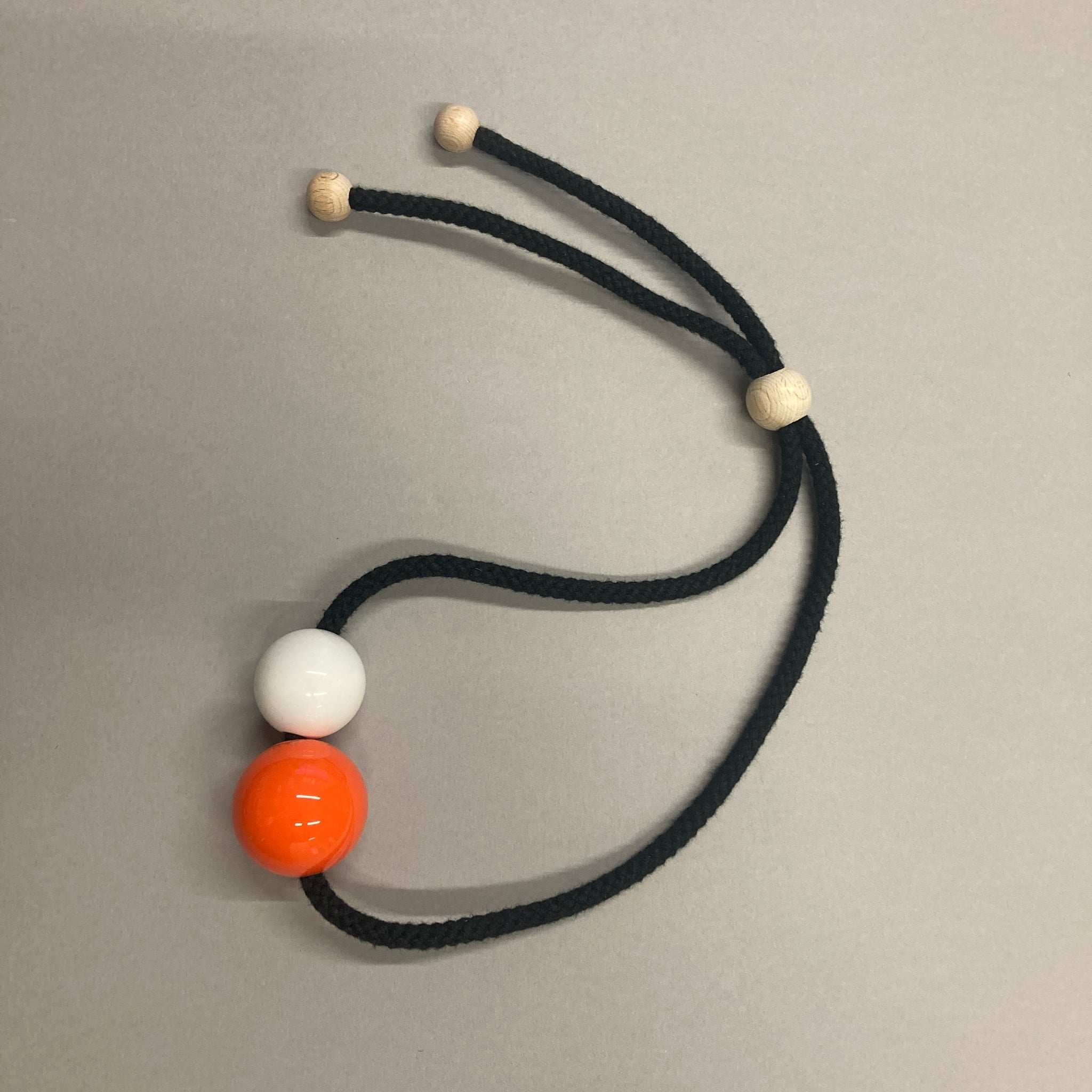 Sample necklace in orange